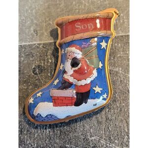 Hallmark son 1997 ornament Xmas Decor stocking Santa